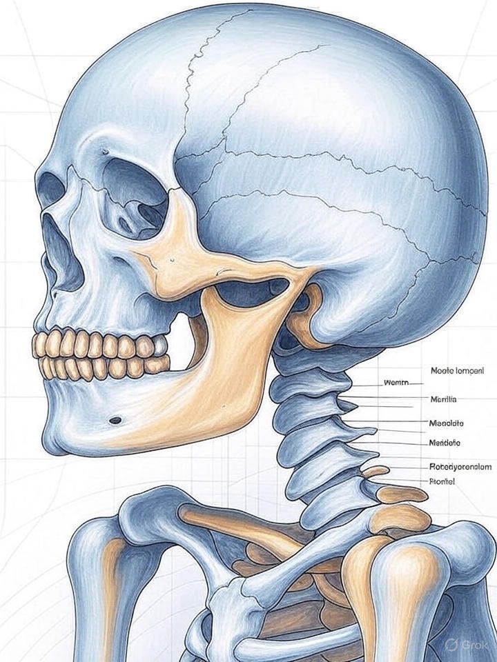 Complete Guide to Skull Anatomy: Understanding the Neurocranium and Viscerocranium Structure